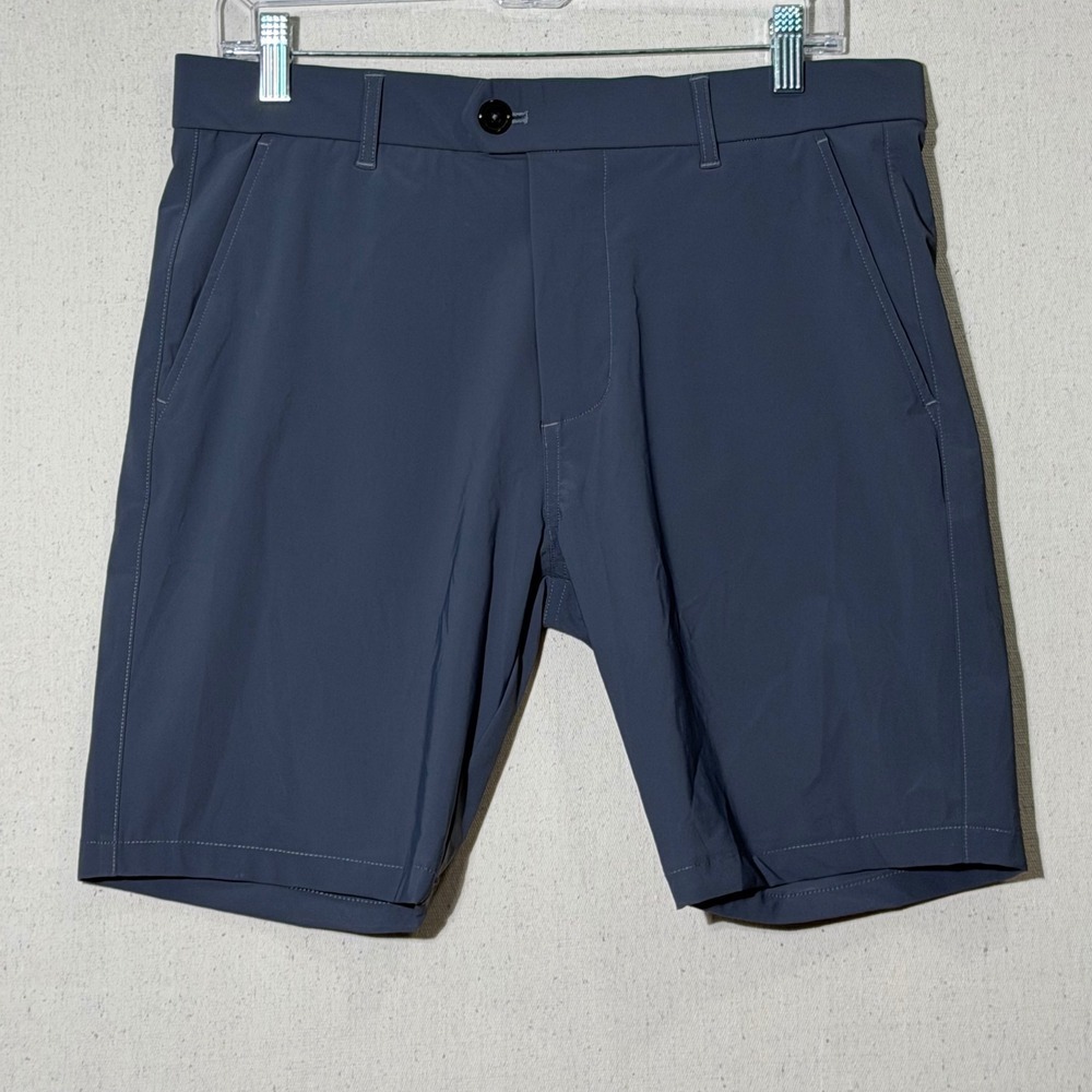 Greyson Golf Shorts Men 32 Blue Montauk Performance Activewear Technical Sport